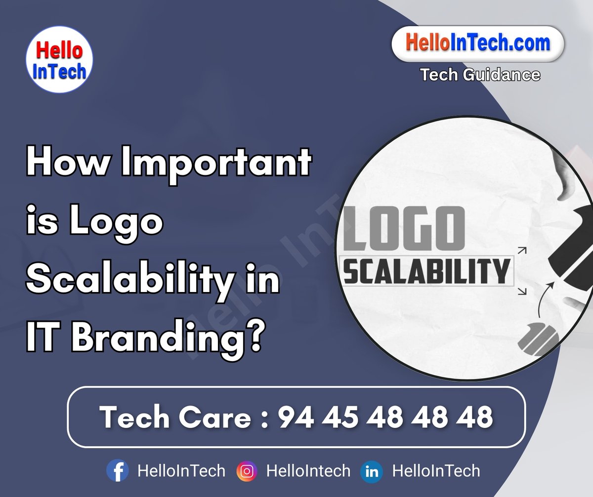 HelloIntec13514's tweet image. How important is logo scalability in IT branding?

If you would like more information, please visit the page.
hellointech.com/how-important-…

#logoscalability #itbranding #brandidentity #designmatters #visualcommunication #techbranding #logodesign