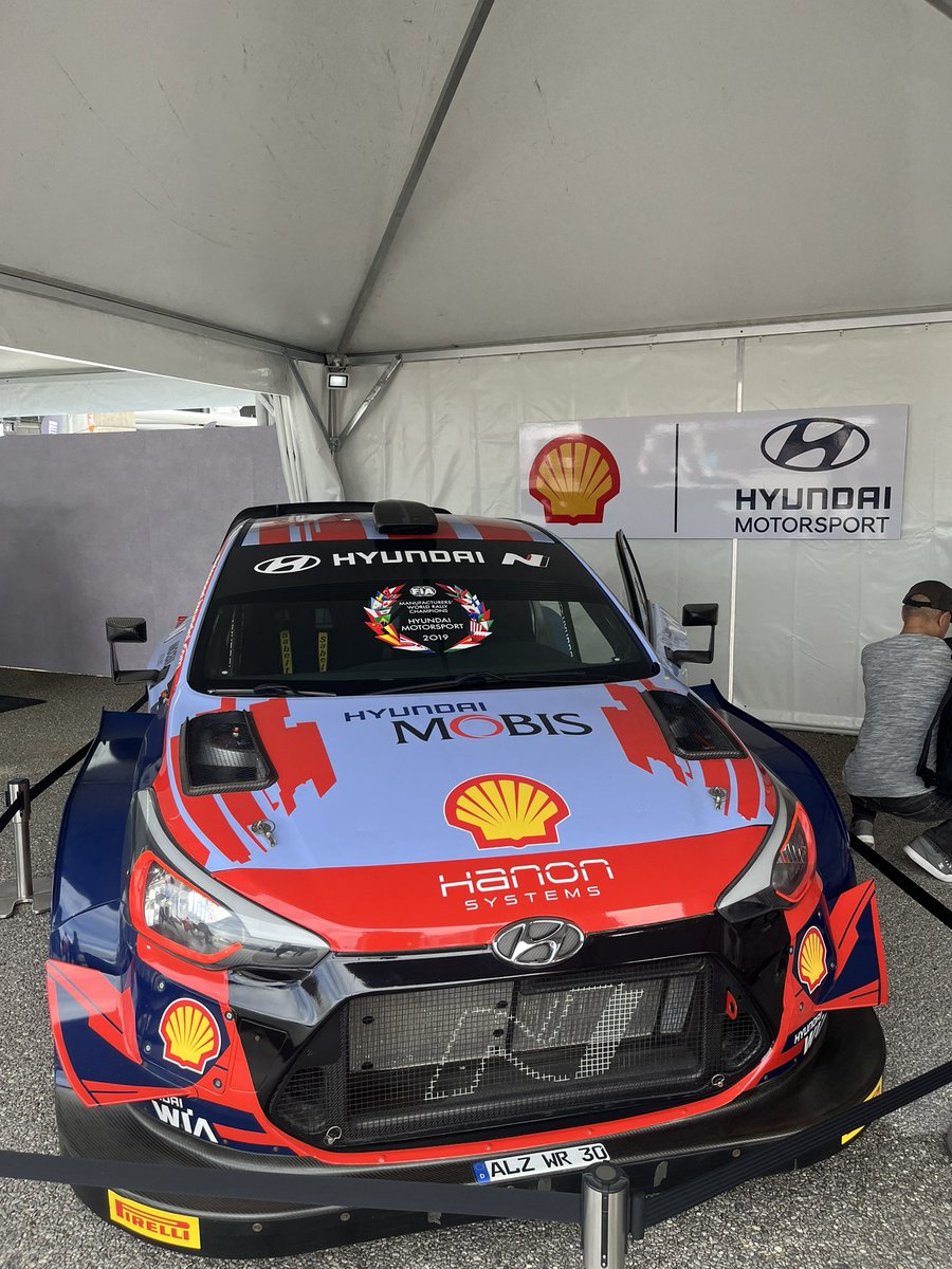 idmatsu's tweet photo. WRCきた
#WRC2025ヒョンデ https://t.co/Gt5DEkf39j