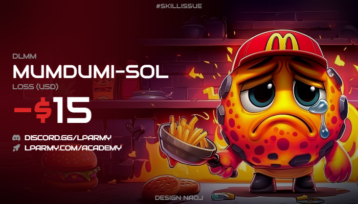 -57D to EoY
+1224.53 -> +1209.53

W in terms of sol on Mumdumi (but -ve in terms of USD)

The Sol dump was real. Offset such a nice W.

Anyways, keep stacking sol.. on to the next play with #GudFeeTek <a href="/MeteoraAG/">Meteora</a> <a href="/met_lparmy/">LP Army</a>
