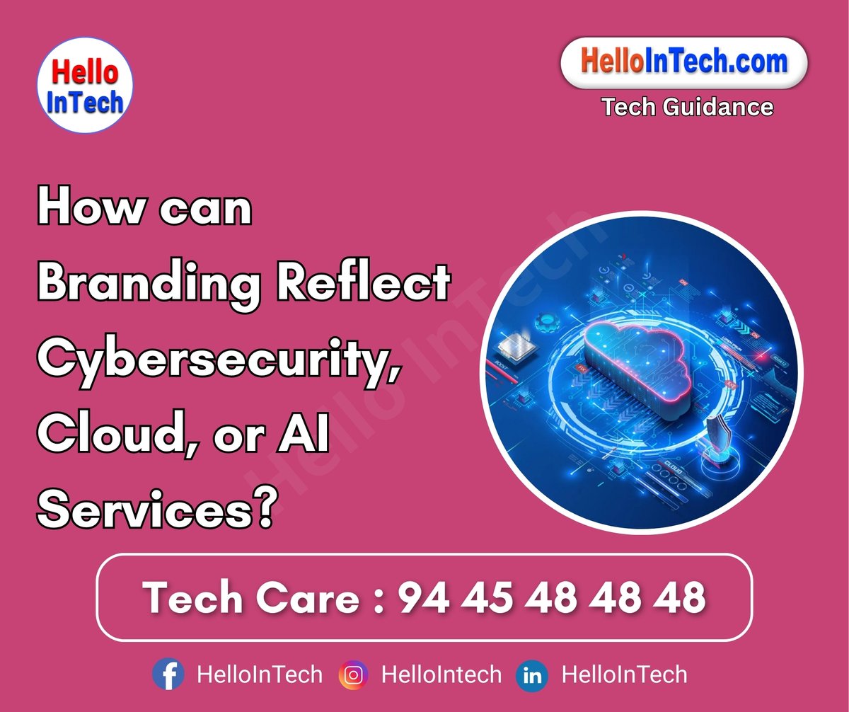 HelloIntec13514's tweet image. How can branding reflect cybersecurity, cloud, or AI services?

If you would like more information, please visit the page.
hellointech.com/how-can-brandi…

#branding #cybersecurity #cloudservices #ai #digitalidentity #techbranding #innovationintech