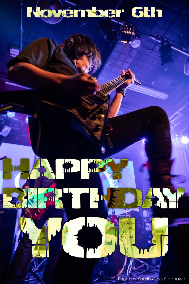 Omelas_official's tweet image. 本日11/6はOmelasのGt、Youの誕生日🤘🔥

🎸🔥🔥HAPPY BIRTHDAY🔥🔥🎸metal

📸by @ossieinthewind