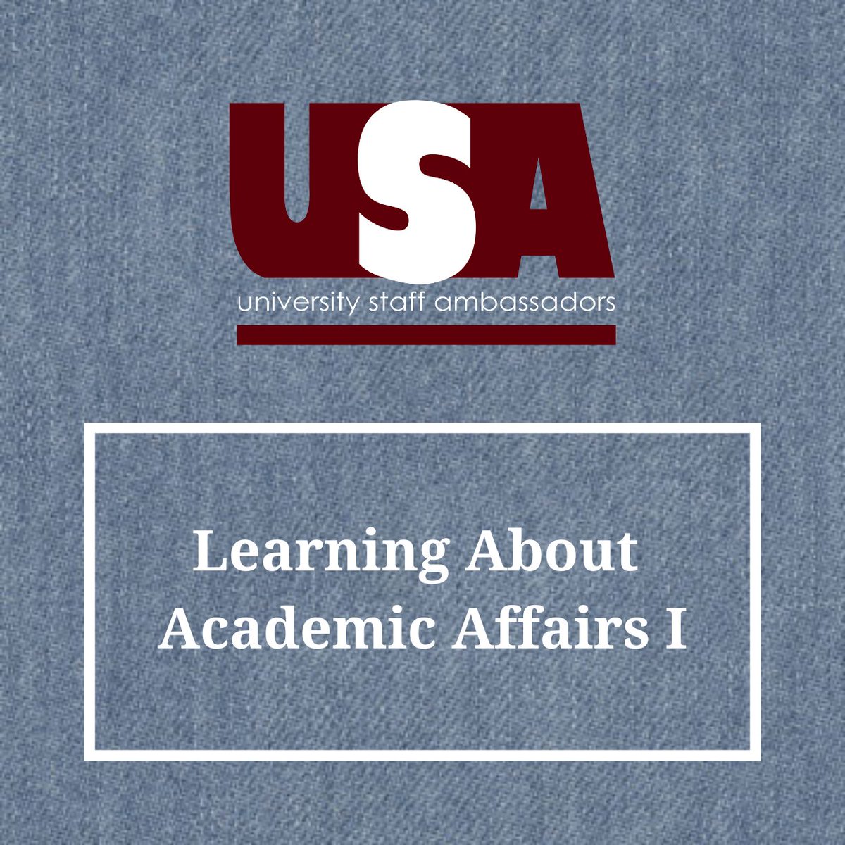 Learning about Academic Affairs I Program Day is tomorrow! The USA Class of 2025 will get an inside look at how Academic Affairs helps Missouri State achieve academic excellence every day. #DONtheDenim