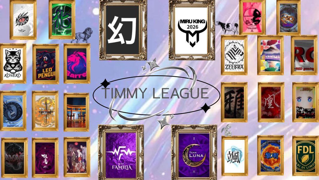 MIRUKING2025's tweet photo. 【TIMMY LEAGUE】
全36team

11/9開幕🔥🔥
#ティミーリーグ https://t.co/0SQ8TaEAcU