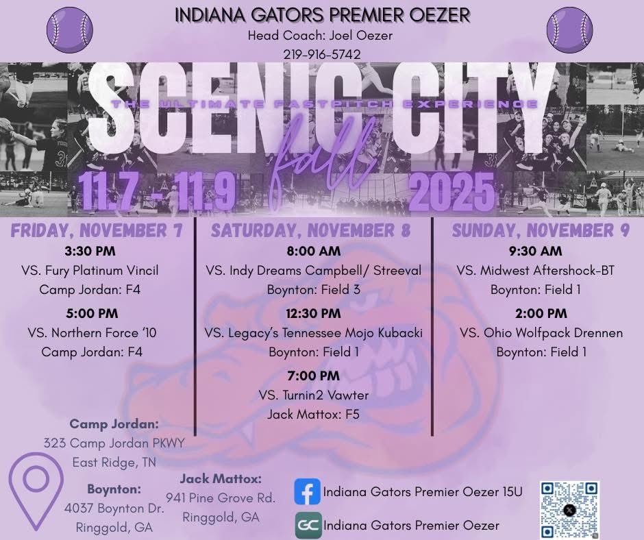 Last tournament of the fall season, I’m so excited to play in Tennessee this weekend!
<a href="/INGatorsOezer/">Indiana Gators Premier Oezer 15U</a> <a href="/nlsportsperf/">Next Level Sports Performance</a> <a href="/SBRRetweets/">Softball Recruiting Reposts</a> <a href="/ExtraInningSB/">EXTRA INNING SOFTBALL</a> <a href="/NUSBcats/">Northwestern Softball</a> <a href="/CoastRecruitsSB/">Coast Recruits 🥎</a>