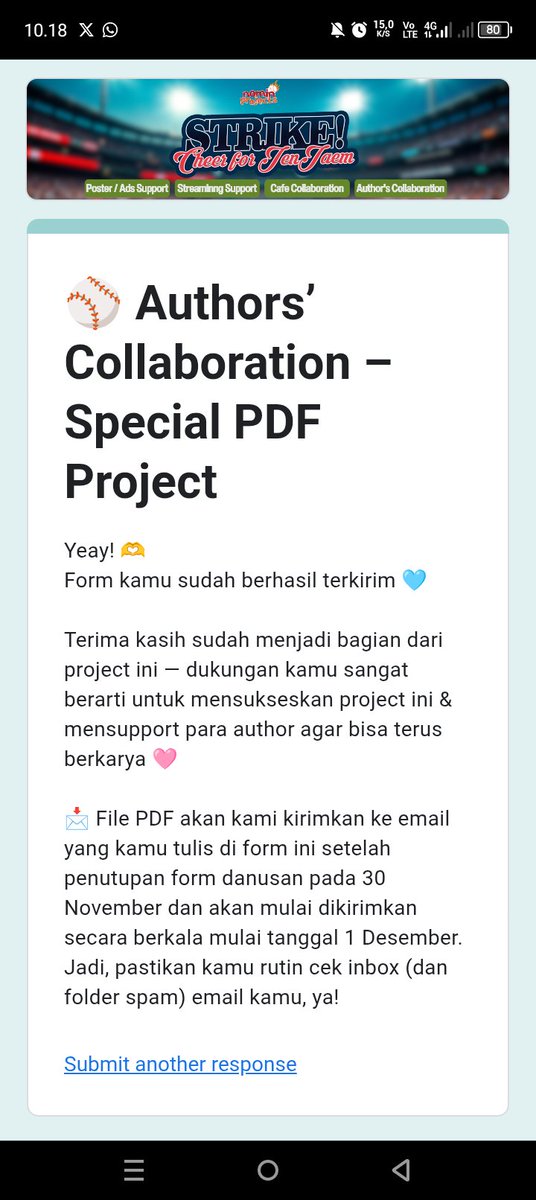 Kembali lagi dengan akun ini, mau ngucapin THANK YOU😍 buat kak <a href="/HellooLemonade/">Peachy_peach🍑</a> karna udah dijajanin🤧. Sukses dan lancar selalu rejekinya 🫰