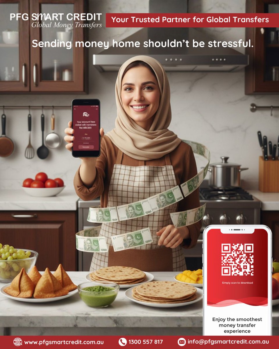 PFG_SmartCredit's tweet photo. Sending money home shouldn't be stressful. PFG Smart Credit: Your trusted partner for secure &amp; simple global transfers. Experience peace of mind. https://t.co/lHUNJIHfsK 

#PFG #TrustedRemittance https://t.co/Le9OTasO5U