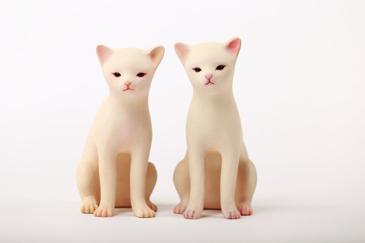 《猫》2021年
近所でふえた猫の保護活動をしていた時期がありました。大変でしたが、同じきょうだいでも性格が全然違って、楽しい思い出です。そのときのアカウント→ <a href="/neko201711/">土屋仁応/猫里親募集・完了しました</a>