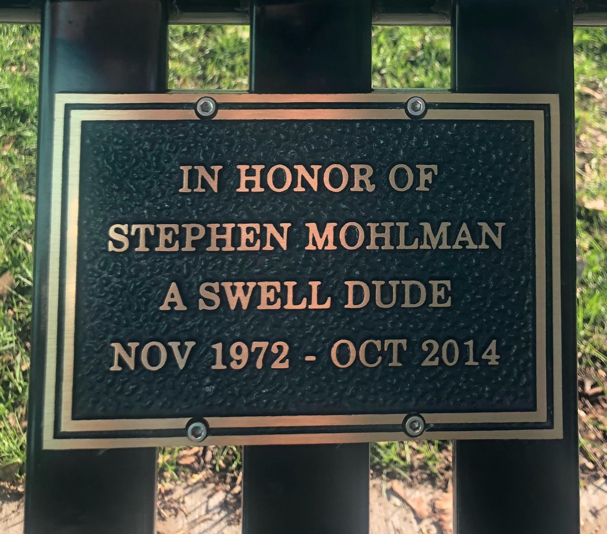 I saw this plaque on a park bench in Salt Lake City. It made me wonder—if someone put my name on a bench one day, what would it say? I’d hope for “An Adventurous Gal.” 

What would yours say?