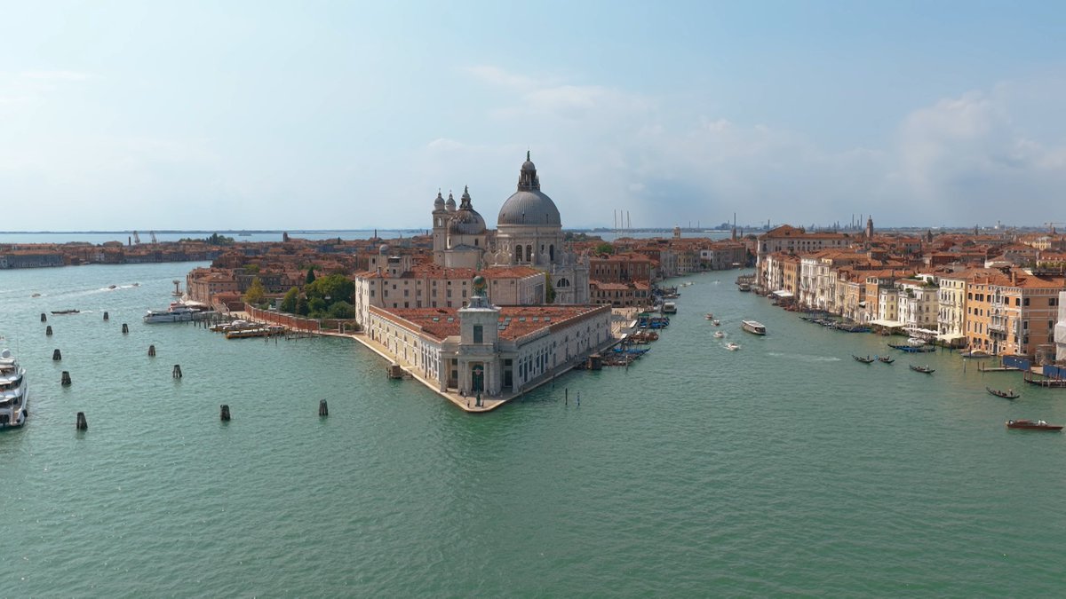 世界遺産 on X 水彩 肉筆 ヴェニス・サンマルコ広場 <F・Mazzucchi> 箱有