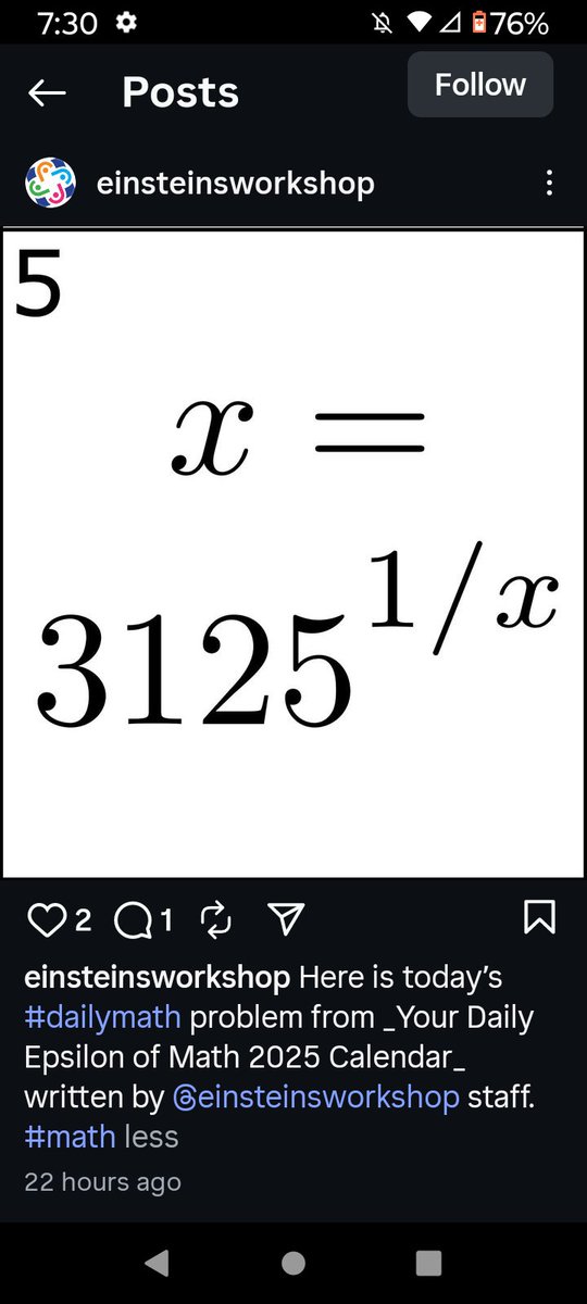JimmySolvesMathProblems(JSMP) tweet media