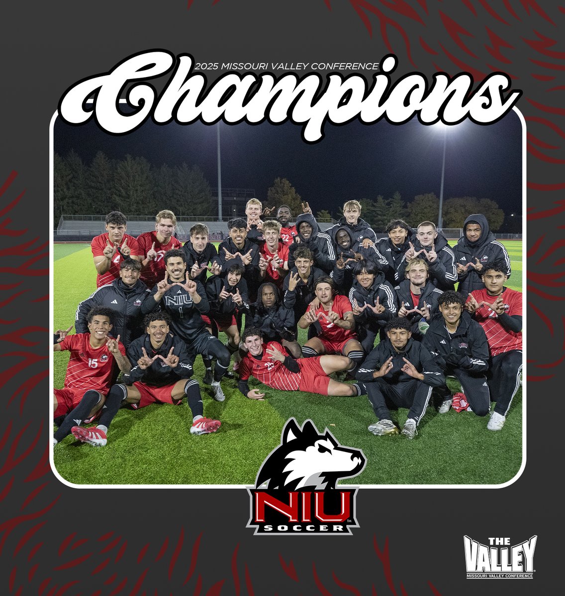 MVC Champions 🏆

With tonight's win, the Huskies earn a share of the MVC Regular Season Title 🐾

#GoHuskies