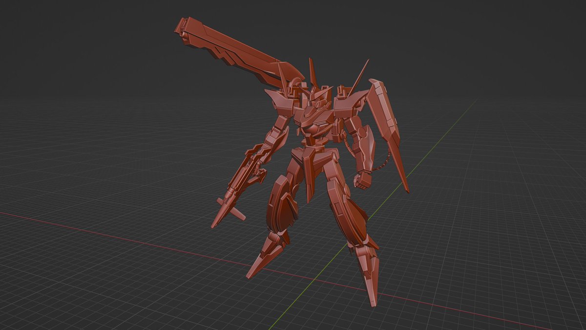 Libra_24th's tweet image. ひさしぶりにblenderつけた　どこまでやったかわからん　もしかしてテクスチャ以外完成してんのかこれ