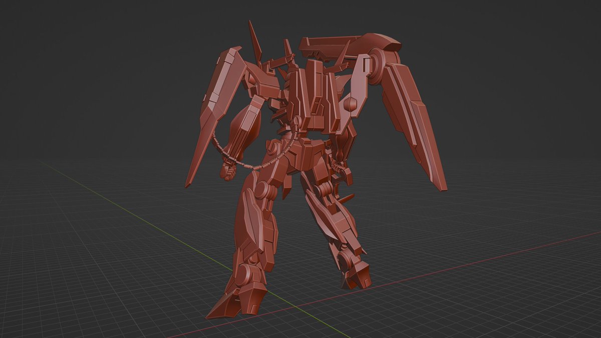 Libra_24th's tweet image. ひさしぶりにblenderつけた　どこまでやったかわからん　もしかしてテクスチャ以外完成してんのかこれ