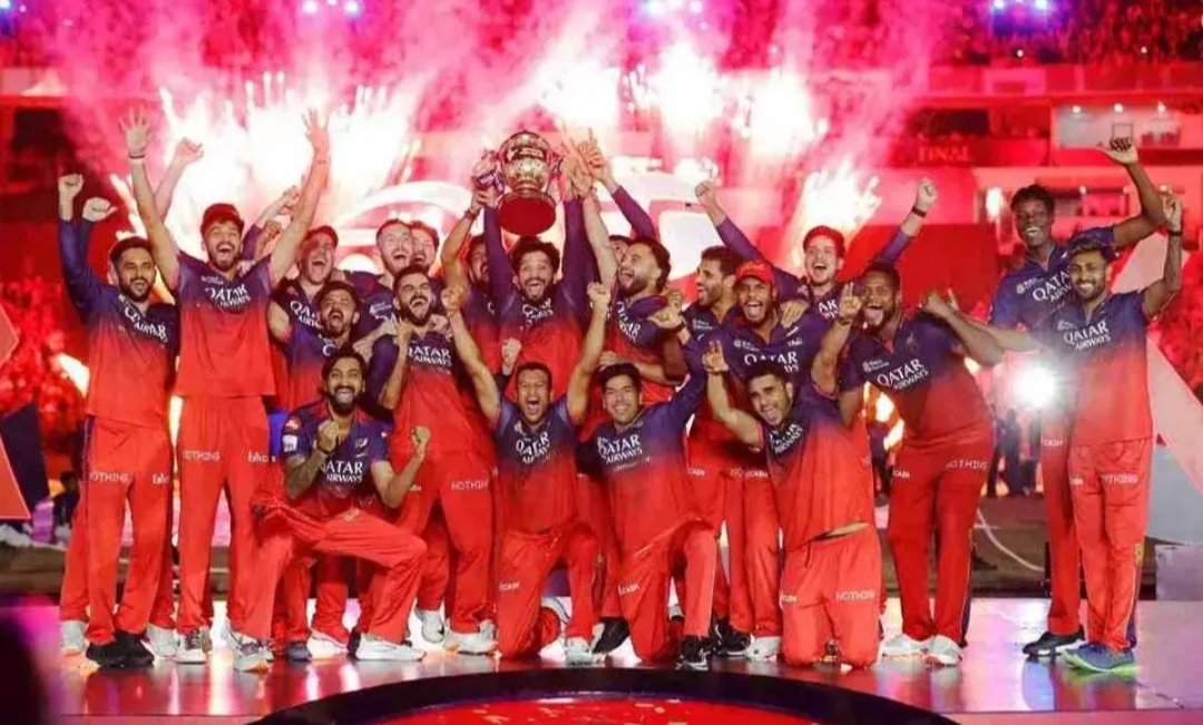 FactPro_'s tweet photo. #RCB officially put on sale

#RoyalChallengersBengaluru (RCB) has officially been put up for sale by its owner, #UnitedSpiritsLimited, a subsidiary of Diageo.  Notably, RCB had won #IPL2025.

#BreakingNews #NewsUpdate #INDvsAUS #INDvSA https://t.co/c2BaV4pRiX