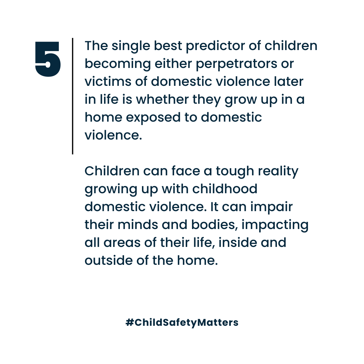 awareindia2020's tweet photo. The single best predictor of children becoming either perpetrators or victims of domestic violence later in life is whether or not they grow up in a home where there is domestic violence ~ UNICEF

#ChildSafetyMatters #ChildSafetyCounts #ChildSafety https://t.co/1yBBzvHJXz