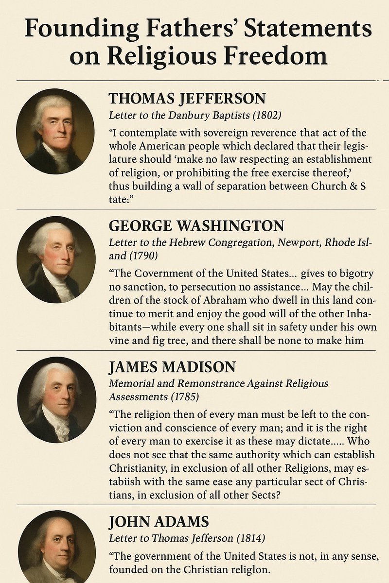 Separation of Church and State people.