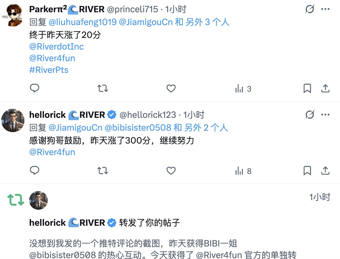 JiamigouCn's tweet image. 我提出的 @River4fun  【素人造神计划】初具成功，很多人都拿到看得见的成果🔥

🔸 就这几天的实战教程，在别人那里可不得卖1万U呀。

🔗所以我建了一个DC群（免费），专门讨论infofi :discord.gg/TgcBt6pqYR…