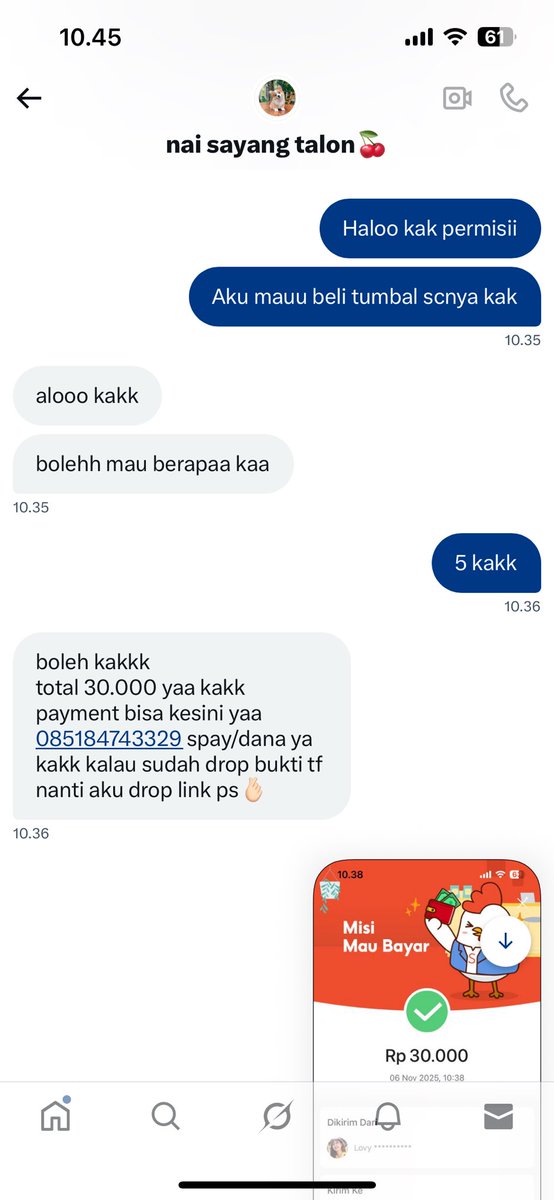 ocilside's tweet image. Help rt 

Hati-hati yg lagi cari tumbal secret fish it! Hati hati sama orang ini ya. Intinya dia nipu, thanks. Mohon bantu RNB akunnya @squiwreel nomor dana / spay dia 085184743329 . Makan aja noh duit haram, nggak berkah selamanya 🖕🏼

#zonauang #roblox #fishit