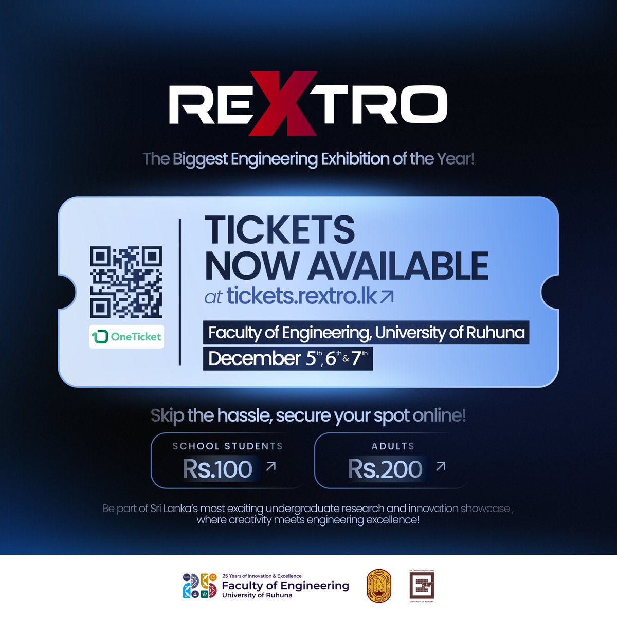 REXTRO 2025 - University of Ruhuna tweet media