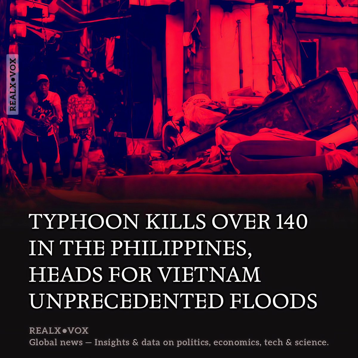 🚨 TYPHOON KILLS OVER 140 IN THE PHILIPPINES, HEADS FOR VIETNAM  🇵🇭 Unprecedented floods swept through Cebu province, destroying homes, vehicles, and shipping containers. The storm now moves toward Vietnam.  #Philippines #Typhoon #Cebu #Vietnam