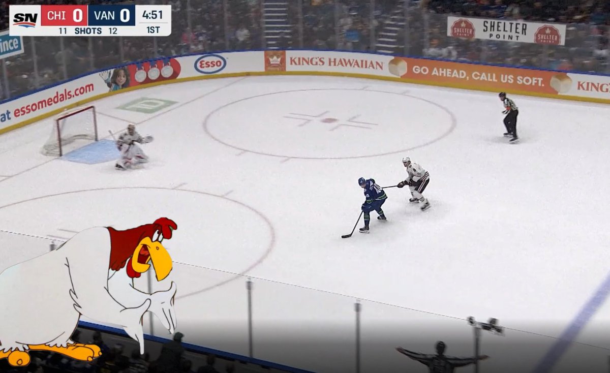 BOY I SAY BOY, YOU GOTTA GRIP IT AND I SAY RIP IT SON, YOU'RE ON A BREAKAWAY YOU CAN'T BE AS SCARED AS A FINE BOVINE GOING INTO A BARBEQUE JOINT! GET SOME OF THAT LIQUID COURAGE IN YOU AND SHOW THAT NET WHO'S BOSS!