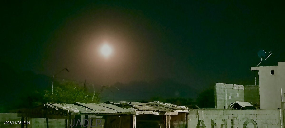 #SuperLuna desde el poniente de García,N.L.