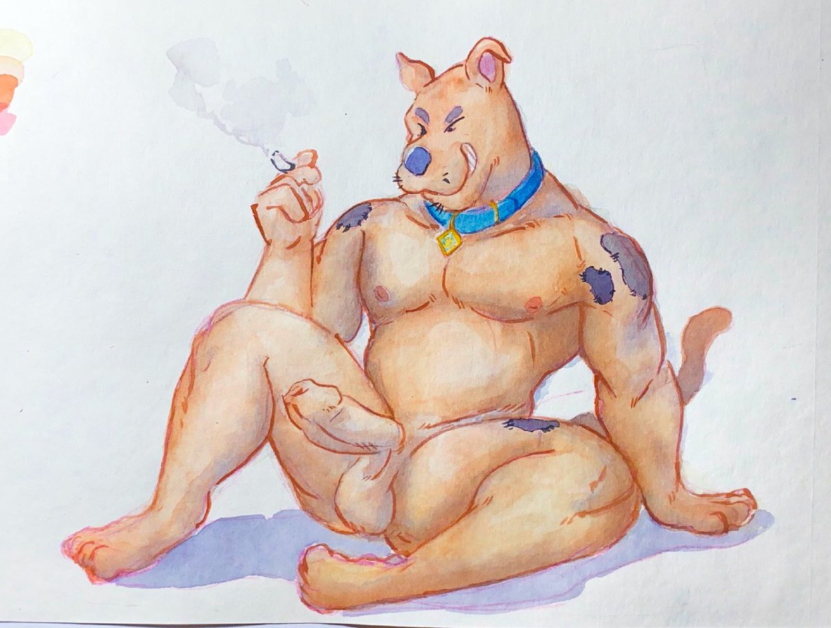I have more watercolor paper :3 
#Furrybara #FurryNSFW