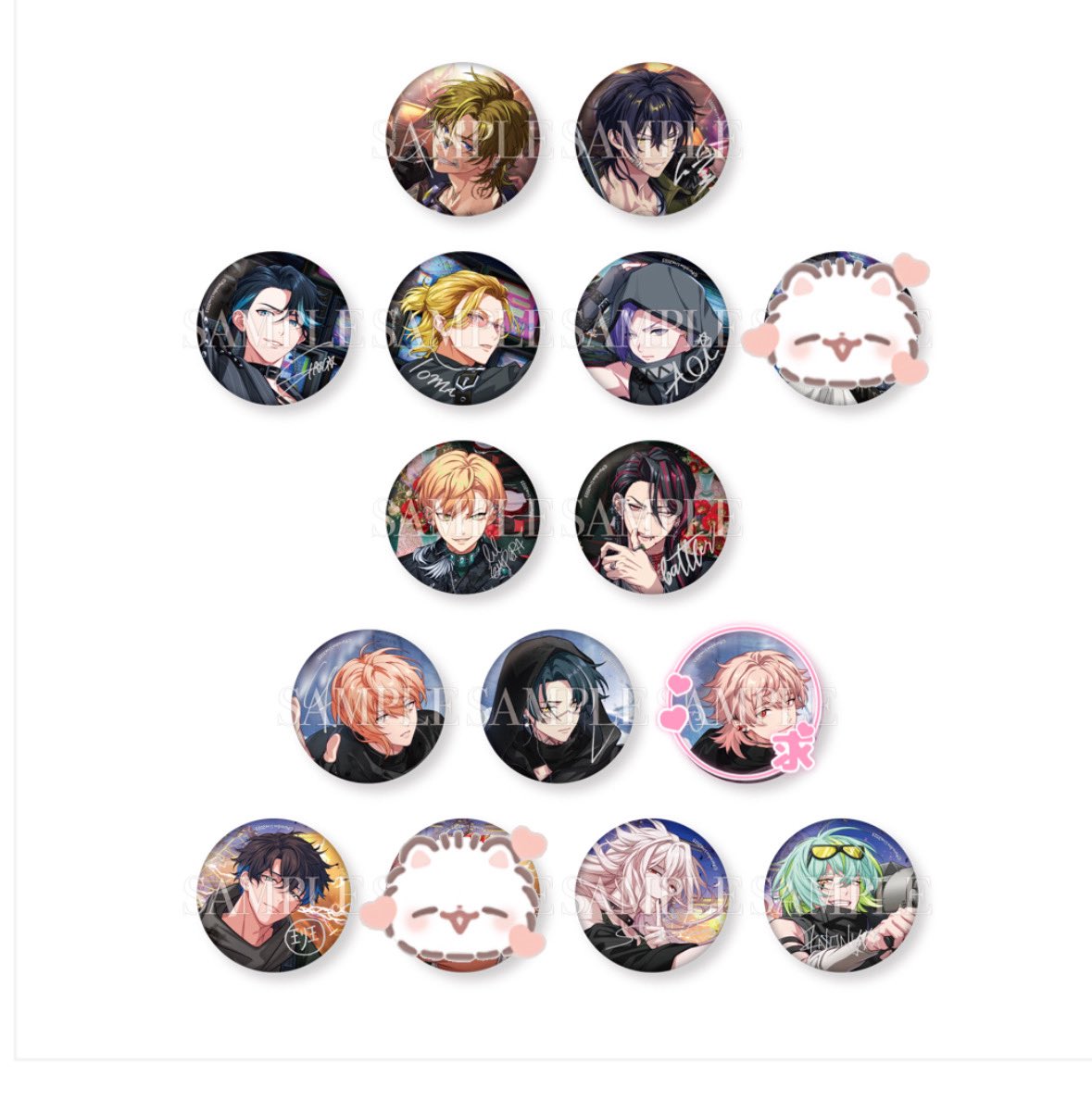 交換・仮約束】パラライ 6周年 缶バッジ 譲￤画像参照（一部返信待ち