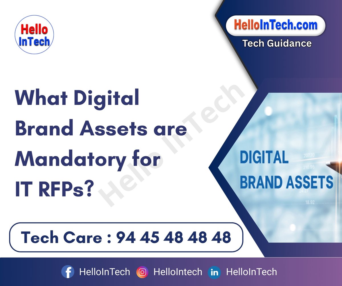 HelloIntec13514's tweet image. What digital brand assets are mandatory for IT RFPs?

If you would like more information, please visit the page.
hellointech.com/what-digital-b…

#digitalbrandassets #itrfp #brandingessentials #techprocurement #rfpprocess #digitaltransformation #itbranding