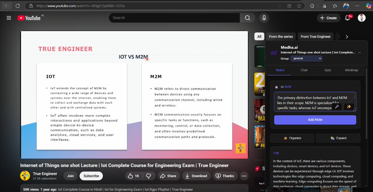 itz_shu6h's tweet image. What if your YouTube tutorials could take notes, solve doubts, and quiz you automatically? 😎🔥

Meet Medha AI – Tutorial Support, a browser extension that brings AI right into your tutorials.

Know More: linkedin.com/posts/shubhami…