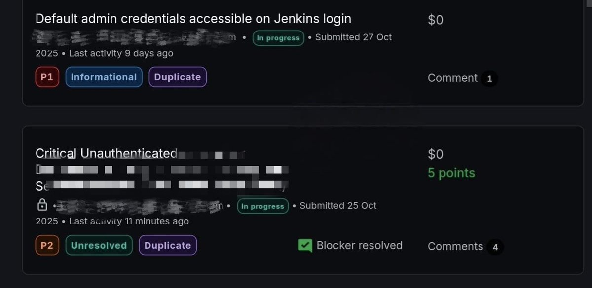 hacks_je's tweet image. ODN (Only Duplicate November)🫡

#bugbounty #bb #duplicate