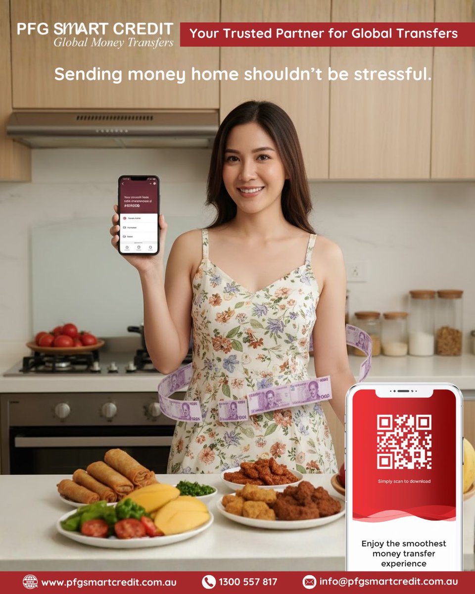 PFG_SmartCredit's tweet photo. Sending money home shouldn't be stressful. PFG Smart Credit: Your trusted partner for secure &amp; simple global transfers. Experience peace of mind. https://t.co/lHUNJIHfsK #PFG #TrustedRemittance https://t.co/dU2qh3RtTI