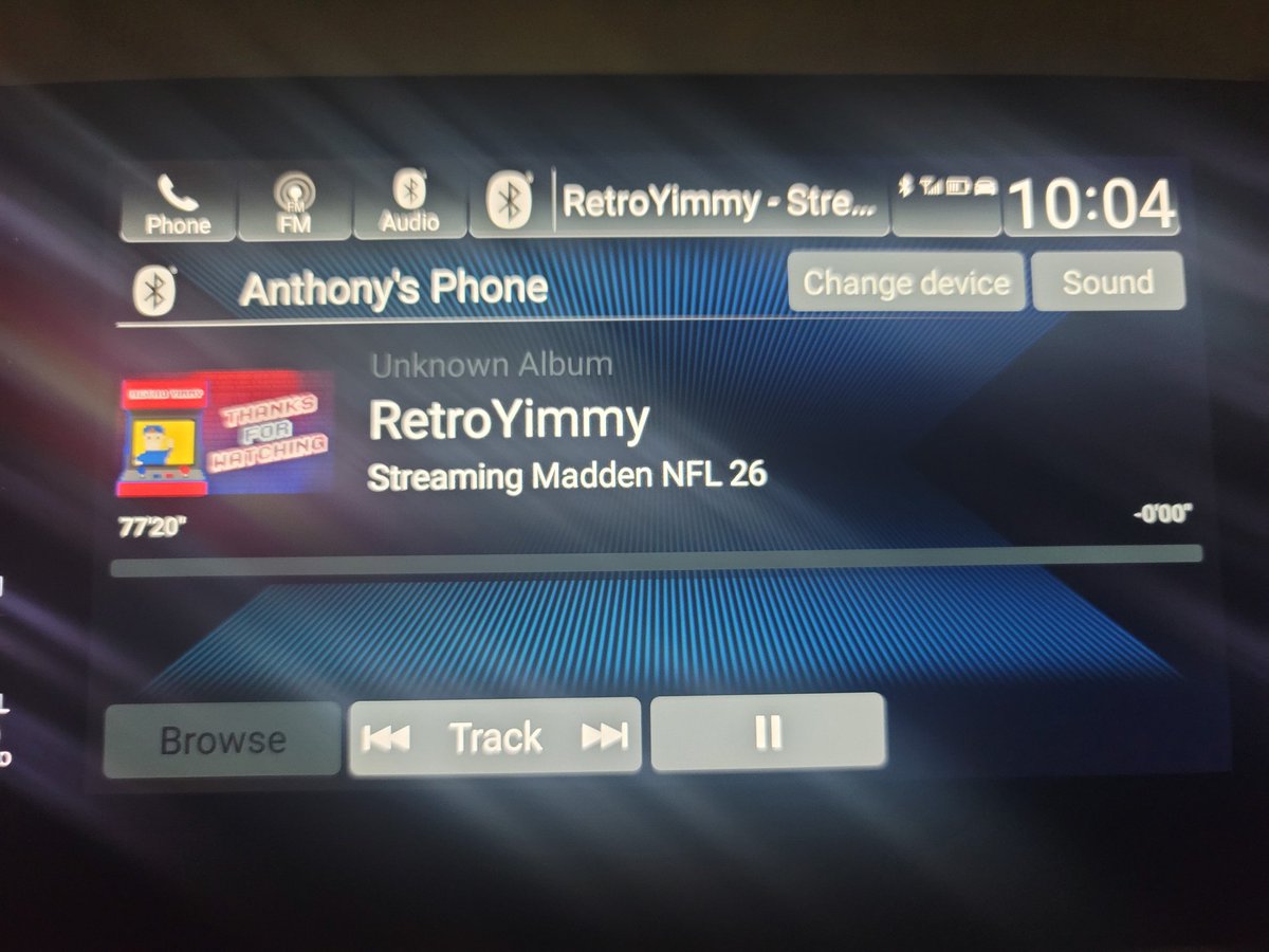 My friend <a href="/RetroYimmy/">RetroYimmy</a> is entertaining me as I drive home.