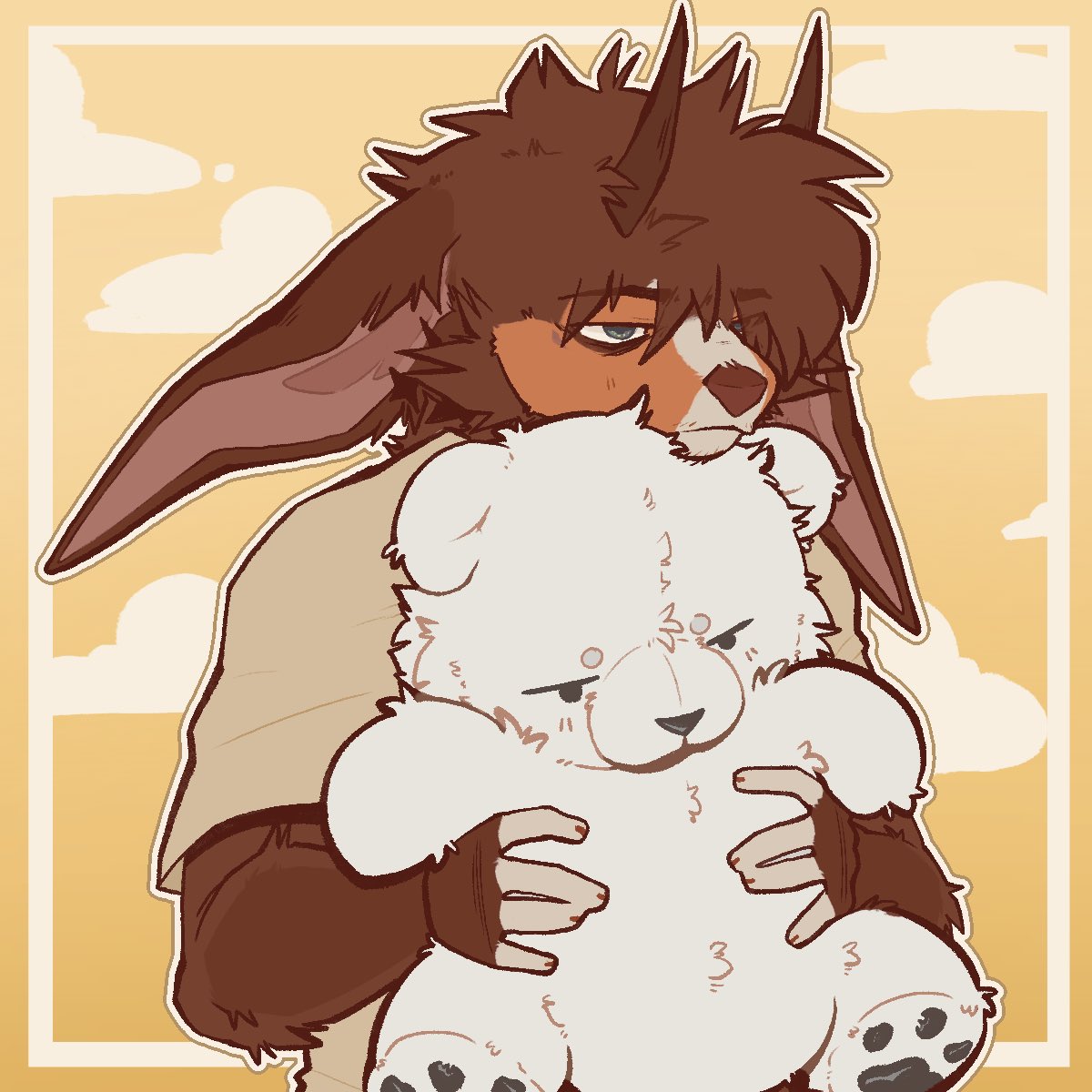 FaunHorns's tweet photo. holding fluffy cloud ☁️ https://t.co/Z1nOycxWX2