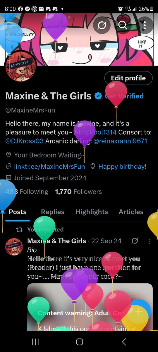 Maxine & The Girls tweet media