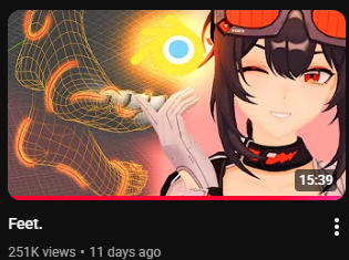 I just got honeypotted into watching a 15 minute blender tutorial about feet. IM NOT INTO FEET OR BLENDER!! WELL... I LIKE BLENDER BUT ONLY FOR VRCHAT OK!?!? You got me with this thumbnail <a href="/2amgoodnight/">2AM</a> .😭 It's a good thumbnail though, seriously! 🤣