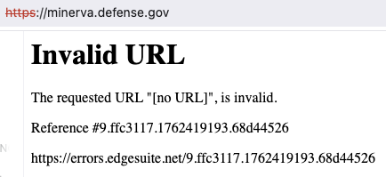 Apparently, Pete Hegseth killed the DOD's Minerva Initiative.

Hardly anyone noticed. This is how I found out!

The academic research funded there was incredibly important to our nation–and so damned cheap that it was practically free!

Sad and disgusted!

science.org/content/articl…