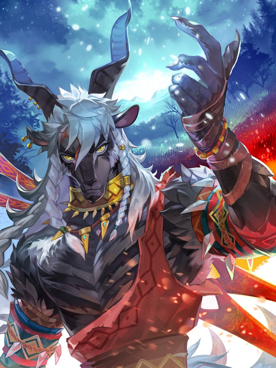 AFK_Journey_JP's tweet image. 👏【AFK：ジャーニー 🖌️イラスト】👏
作者：ASUKA（@kawaiifryingpan）

追跡の槍・ネフィル、ピックアップ募集中！
「どこまでも、追いかけるぞ！」

#AFKジャーニー #EsperiArt #好評配信中