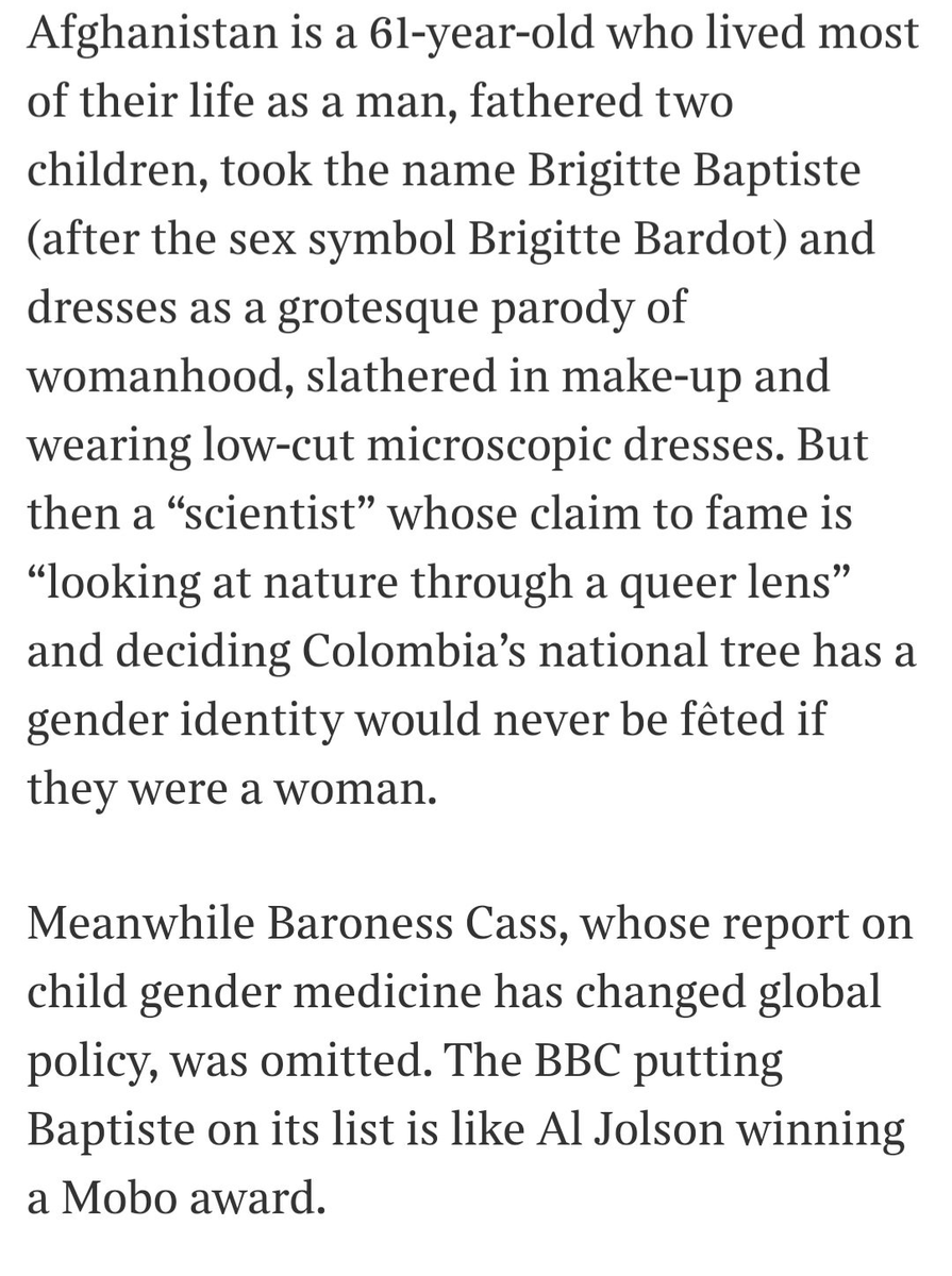 VerityKalcev's tweet photo. @MForstater Even when highly paid presenters like on @BBCWomansHour are (presumably?) given free rein, they are 'captured'. Remember @BBCNuala's dreadful, hostile interview of @DarlingtonUnion Bethany Hutchison. And this other nonsense ⬇️
@VictoriaPeckham #BBCWomansHour https://t.co/Mz3W5BTYuq