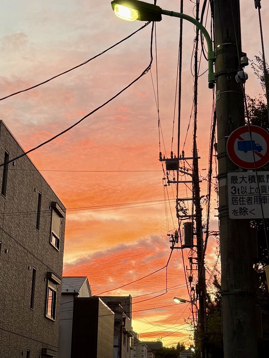 17時今さっき空
#イマソラ
#夕焼け