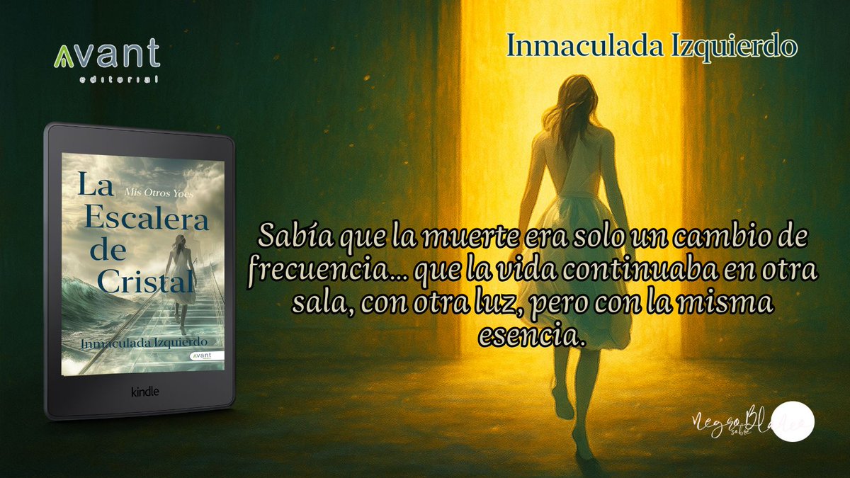 💫 La escalera de cristal
de Inmaculada Izquierdo
👉 rxe.me/M3SNYJ 
🌌 Sube un peldaño… y mira dentro de ti.
Cada paso es un reflejo, cada reflejo, un recuerdo.
En lo alto, la verdad que siempre estuvo ahí: la que habita en tu propio ser.
✨ Porque el mayor viaje no es