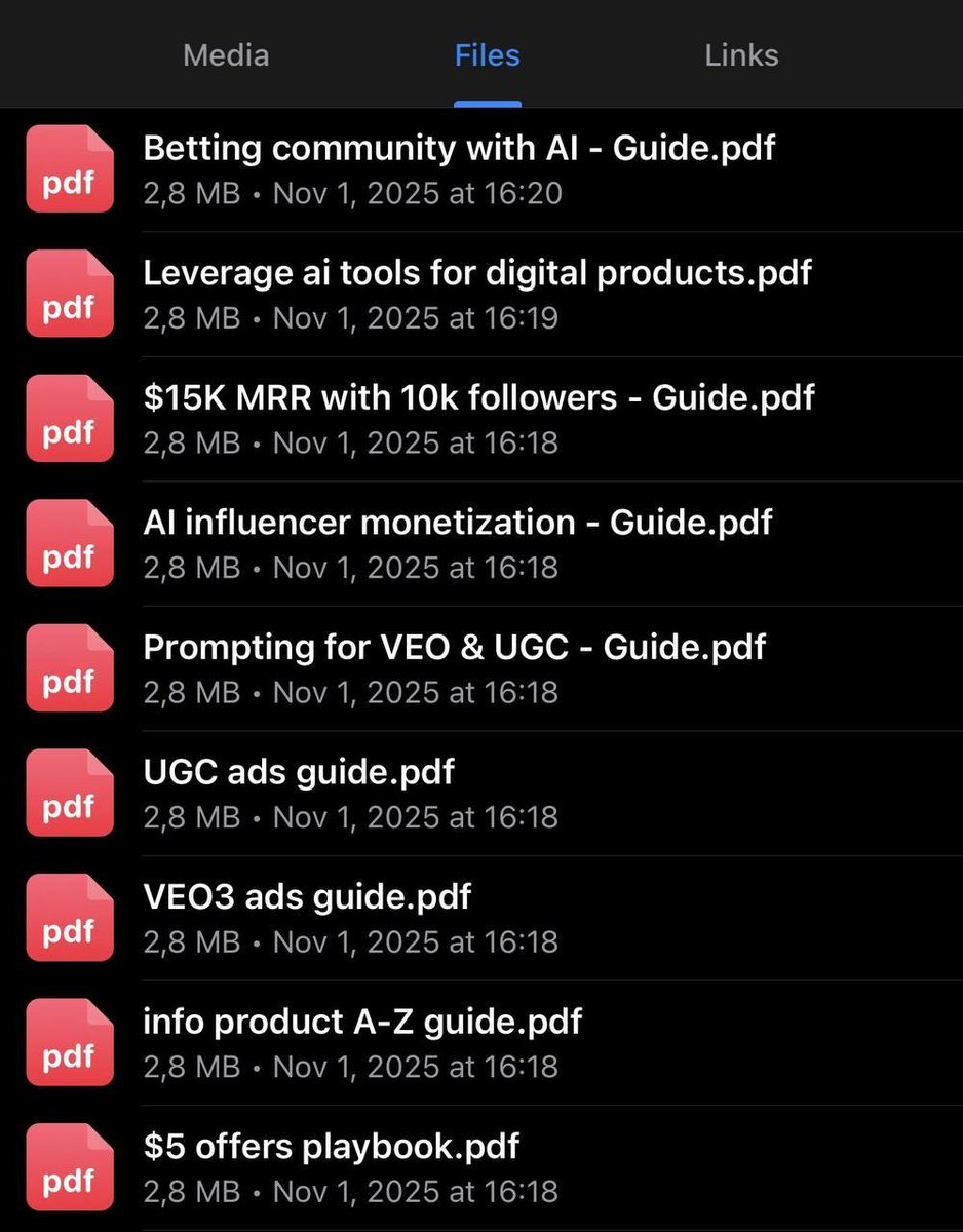 AarivKhanna's tweet photo. I’ve compiled 9 exclusive guides to help you build and scale your AI income:

📘 $15K MRR with 10K Followers
📘 AI Influencer Monetization
📘 UGC & VEO3 Ads Guides
📘 Info Product A–Z Guide
📘 $5 Offers Playbook
📘 Leverage AI for Digital Products
📘 Betting Community with AI
...and more!

Normally worth $299, but I’m giving it away 100% FREE for the next 24 hours.

To get access:
1️⃣ Follow me (so I can DM you)
2️⃣ Like & Repost this post
3️⃣ Comment “SEND”

💥 Free for the first 4000 people only!