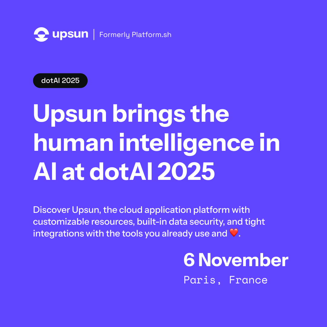 upsundotcom's tweet image. Meet us at #dotAI Paris ☁️ From real-time experimentation to large-scale deployment, we gives AI teams the speed, flexibility, and control to keep innovating. Let’s talk about building and scaling AI-driven apps with confidence ❤️

🔗 dotai.io