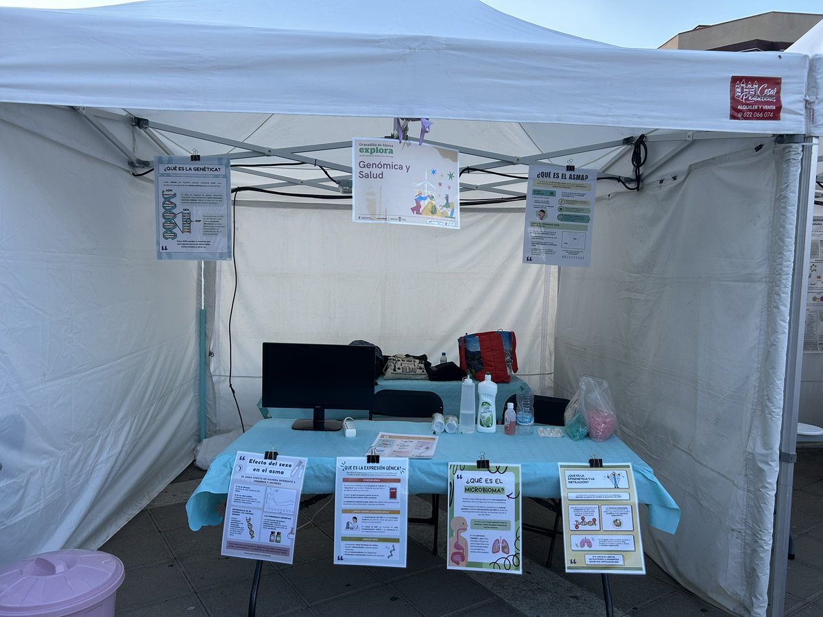 Hoy les toca a los más peques! Estaremos en el stand Genómica y Salud aportando nuestro granito de arena en la III Muestra de Ciencia, Arte y Tecnología de Granadilla de Abona (MUCAT)! 🧬 <a href="/CienciaULL/">Cienci@ULL</a> #MUCAT