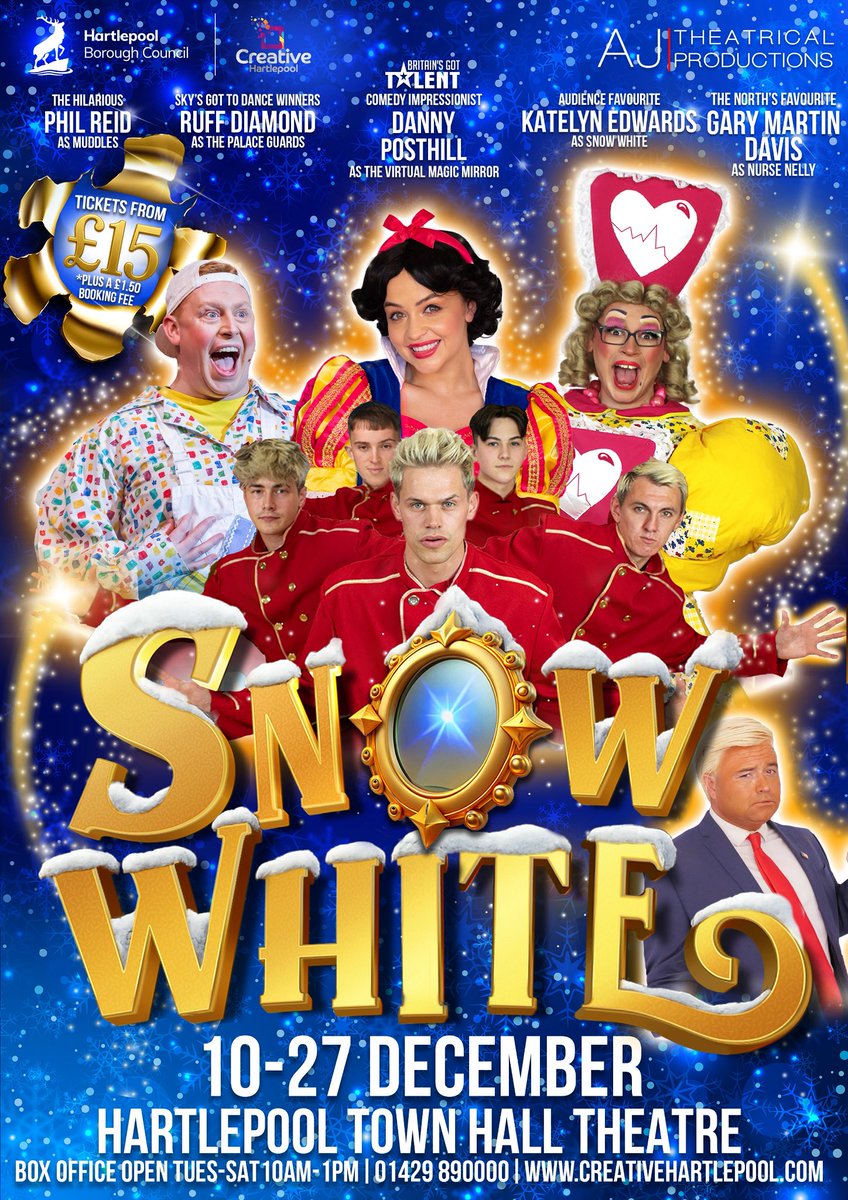 🚨 Don’t wait! Hartlepool’s Christmas Pantomime Snow White is SELLING FAST!
If you want the best seats in the house, now’s the time to book!

🎭 Click the link in our bio and grab yours 🎟