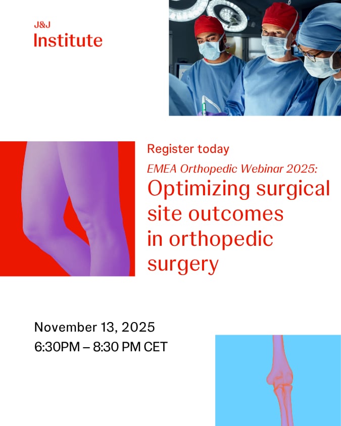 JNJMedTech's tweet image. 💡Infection prevention and wound management remain central to successful joint replacement outcomes.

Join leading experts - Abtin Alvand, James Newman, Pablo Sanz-Ruiz, and Werner Hettwer on November 13 to explore the latest orthopedic insights in surgical site optimization. A…
