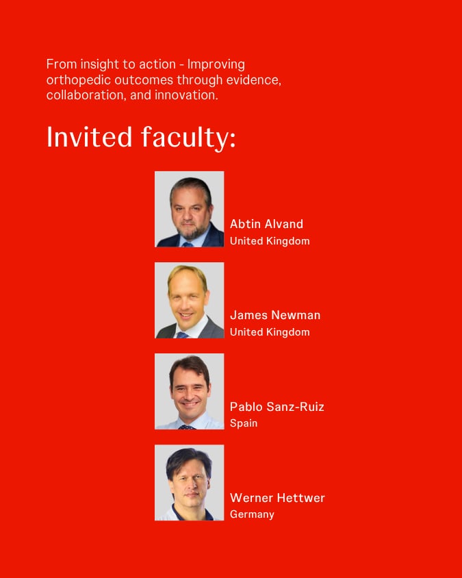 JNJMedTech's tweet image. 💡Infection prevention and wound management remain central to successful joint replacement outcomes.

Join leading experts - Abtin Alvand, James Newman, Pablo Sanz-Ruiz, and Werner Hettwer on November 13 to explore the latest orthopedic insights in surgical site optimization. A…