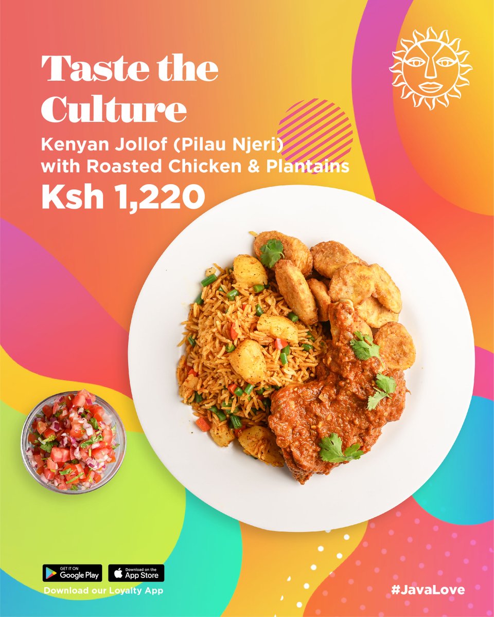 javahouseafrica's tweet image. Kenyan love meets West African inspiration in this spicy, savory combo. This Kenyan Jollof Rice is perfectly roasted and seasoned. Visit a branch near you to enjoy. #JavaLove