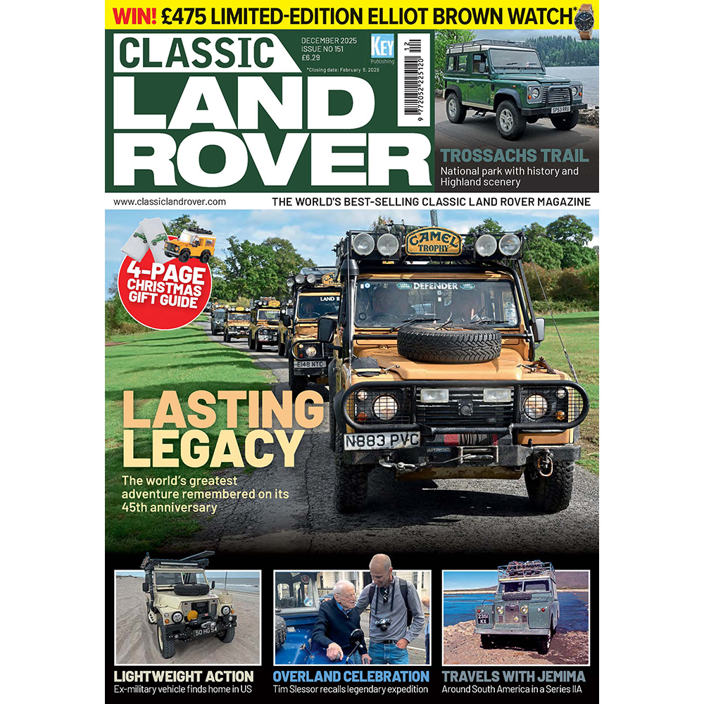 ClLandRoverMag's tweet image. The December issue of *Classic Land Rover* is out now! 🚙

📖 Get your copy direct from Key Publishing - only £5.79
shop.keypublishing.com/products/class…

#ClassicLandRover #DecemberIssue