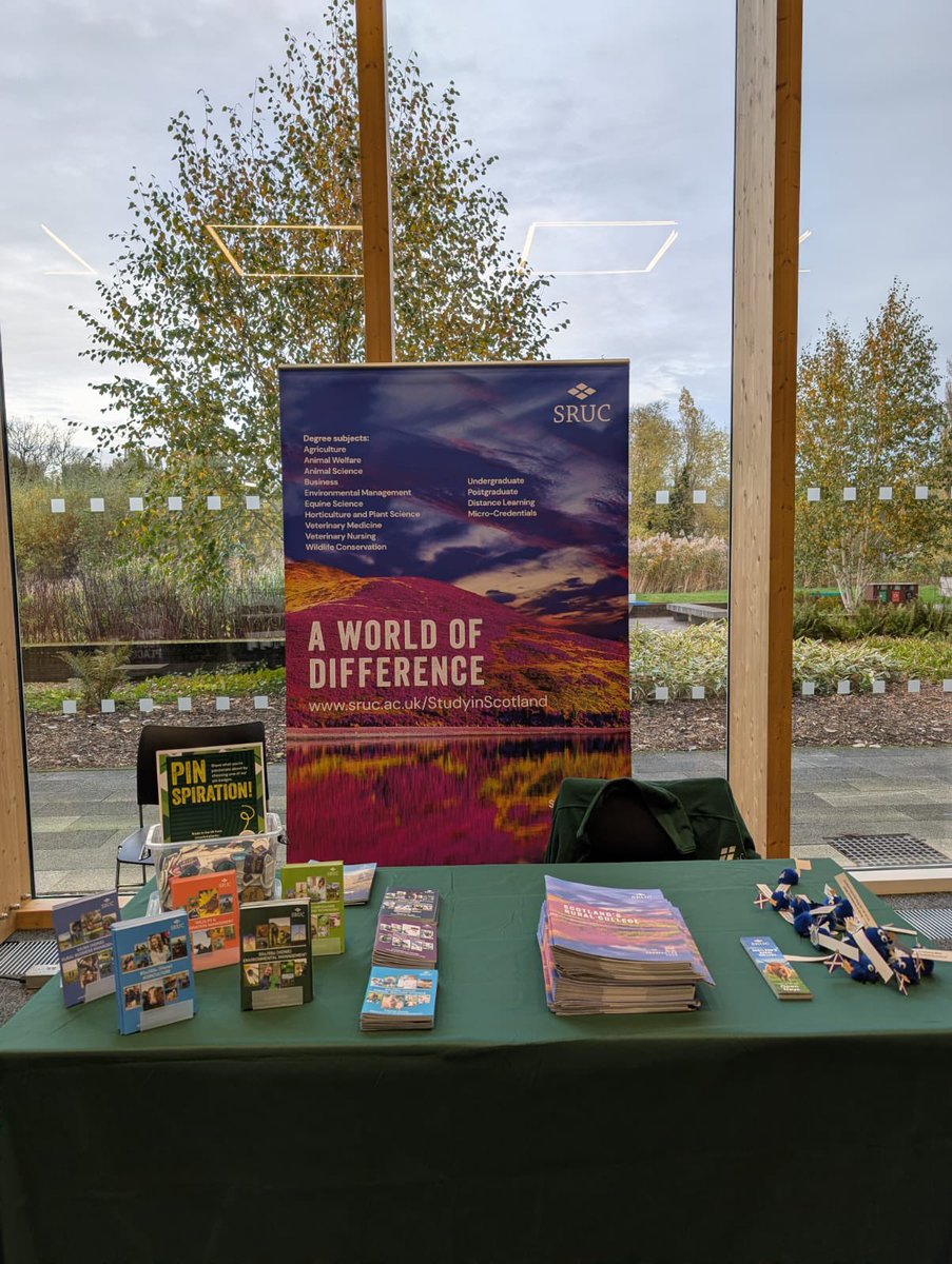 SRUC's tweet image. We are at UK Uni Search event in Northampton today. We&apos;re looking forward to speaking with you if you&apos;re in the area!